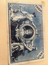 Reichsbanknote 100 mark gebraucht kaufen  Berlin