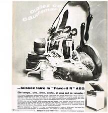 Publicite 1968 aeg d'occasion  Le Luc