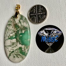 Variscite 45x30mm oval for sale  RUGBY