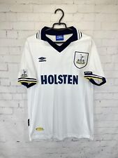 CAMISA DE FUTEBOL RETRÔ VINTAGE TOTTENHAM HOTSPUR 1993 1995 CASA TAMANHO G comprar usado  Enviando para Brazil