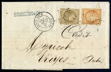 1872 lettre yvert d'occasion  Marseille I