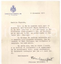 1971 roma lettera usato  Milano
