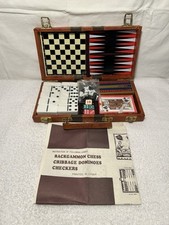 Usado, Conjunto de jogos de viagem vintage 6 em 1 com estojo de transporte e instruções  comprar usado  Enviando para Brazil