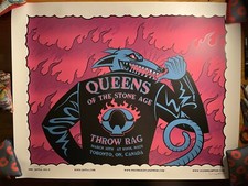 Pôster concerto Queens of the Stone Age Justin Hampton s/n Toronto 2005 33x26 comprar usado  Enviando para Brazil
