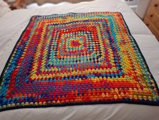 Granny square blanket for sale  DONCASTER