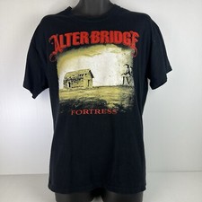 Camiseta masculina Alter Bridge Fortress 2013 banda licenciada L preta/vermelha 53/75 comprar usado  Enviando para Brazil
