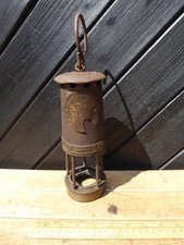 Antique miners lamp for sale  ASHFORD