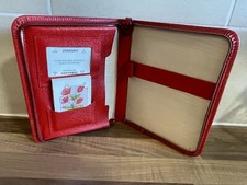 Vintage red leather for sale  DEWSBURY