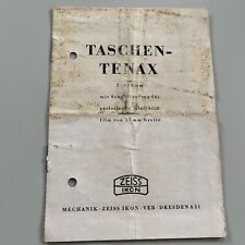Alt bedienungsanleitung zeiss gebraucht kaufen  Cunewalde