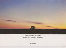 Brochure volkswagen beetle d'occasion  Expédié en Belgium