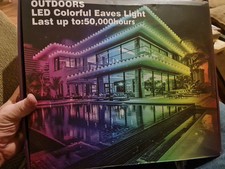 Luzes externas permanentes de 300 pés luzes externas RGB inteligentes com aplicativo/controle remoto comprar usado  Enviando para Brazil