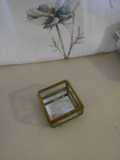 Vintage brass glass for sale  Pittsfield