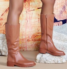Botas Arezzo de couro marrom sola tamanho EUA 8 comprar usado  Enviando para Brazil