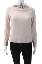 Blusa suéter feminina Rag & Bone de cashmere com capuz manga longa rosa tamanho XXS comprar usado  Enviando para Brazil