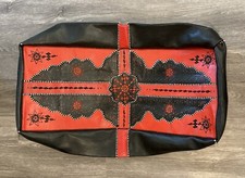 Rectangular leather pouf for sale  Oceanside