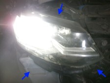 VW POLO R LINE GTI GENUÍNO DRL FAROL LED ORIGINAL ESQUERDO ou DIREITO 2015-2017 6C comprar usado  Enviando para Brazil