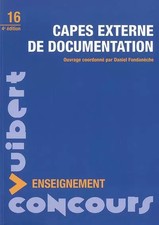 Capes externe documentation d'occasion  France