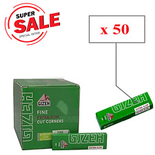Cartine Gizeh Fine Extra Slim Verde Da 50 Heftchen 3300 Zigarettenpapier comprar usado  Enviando para Brazil
