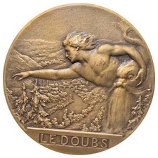 Médaille art déco d'occasion  Fontainebleau