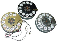 Lote de 3 Vintage Western Electric Telefone Rotativo Mostrador de Metal Face Trio EUA comprar usado  Enviando para Brazil