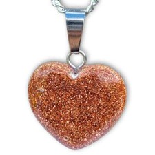 Goldstone gemstone heart for sale  Homestead