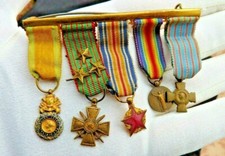 Ancienne barrette militaire d'occasion  Saâcy-sur-Marne