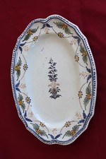 Beau plat faïence d'occasion  Vic-Fezensac