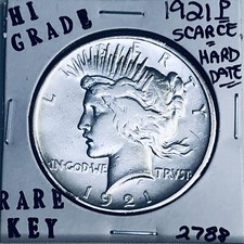 1921 peace silver for sale  Ravenna