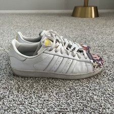 Tênis Adidas Superstar x Pharrell Williams branco super shell tamanho 9.5 USMen’s comprar usado  Enviando para Brazil