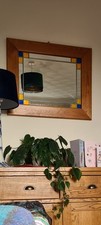 Wooden mirror stained for sale  EXETER