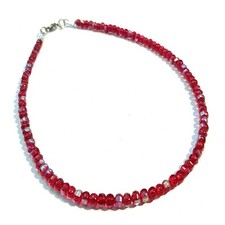 Collana tennis swarovski usato  Scandicci