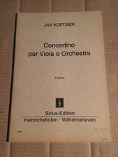 Jan koetsier concertino d'occasion  Expédié en France