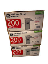 GE 200 amp 10 pol. Disjuntor externo fechado montagem em superfície PowerMark dourado comprar usado GE 200 amp 10 pol. Disjuntor externo fechado montagem em superfície PowerMark dourado comprar usado  Enviando para Brazil