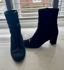 Gabor black suede for sale  SAFFRON WALDEN