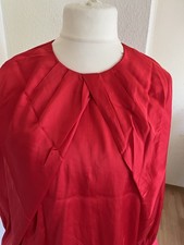 Bluse rot drapierte gebraucht kaufen  Lüdenscheid