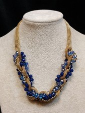 blue braided bead necklace for sale blue braided bead necklace for sale Palm Coast