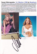 Autogramm susan sideropoulos gebraucht kaufen  Buxtehude