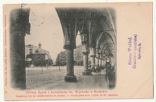 Polen, Krakow, Krakau, Hauptring, Detail , alte  AK 1900 gel. na sprzedaż  Wysyłka do Poland