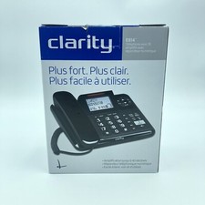 Teléfono Amplificado Clarity E814 Dificultad de Audición Baja Visión Falta Cables y Enchufe segunda mano  Embacar hacia Mexico