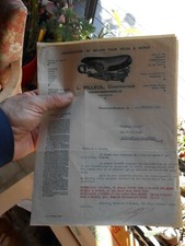 Ancien papier entête d'occasion  Charnay-lès-Mâcon