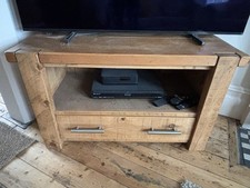 Oak wooden television for sale  STOCKPORT