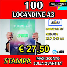 Stampa 100 locandine usato  Maddaloni