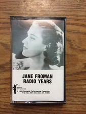 Jane Froman Radio Years Cassette Tape Tested 1989 comprar usado Jane Froman Radio Years Cassette Tape Tested 1989 comprar usado  Enviando para Brazil