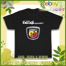 Usado, Nova Camiseta Masculina Estilo Americano Fiat Abarth 124 Logotipo Aranha comprar usado  Enviando para Brazil