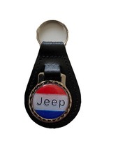 Black leather keyring for sale  LEICESTER