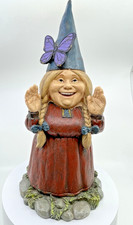Boneco Lady Gnome Home & Garden Accents and Creations 2009 resina 14" comprar usado  Enviando para Brazil