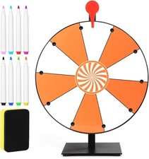 Roda de prêmio giratória NQEUEPN 12 polegadas 10 slots roda de prêmio de mesa 10 slots giratória comprar usado  Enviando para Brazil