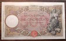 Regno italia 500 usato  Italia