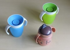 Lote Sippy Cup Job - 2x Munchkin Miracle 360 + 1x Tommee Tippee Superstar Muito Bom Estado Usado, usado comprar usado  Enviando para Brazil