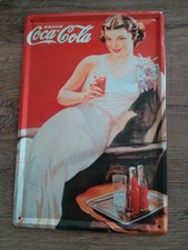 Emailleschild blechschild coca gebraucht kaufen  Burg